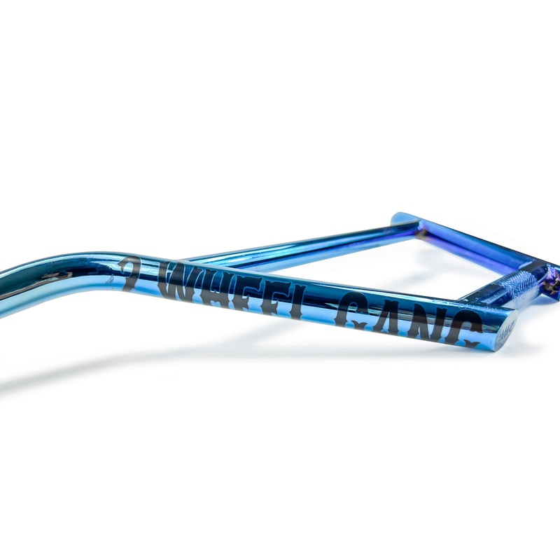 BMX Bars – 2 Wheel Gang 4pc Anodized Blue