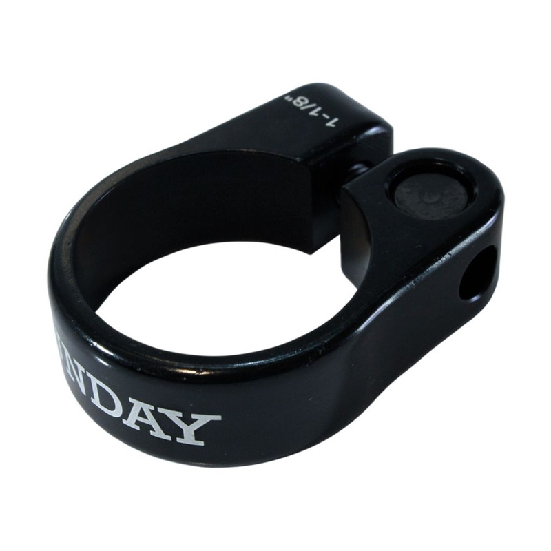 Sunday Slim Seat Clamp Black 28.6mm
