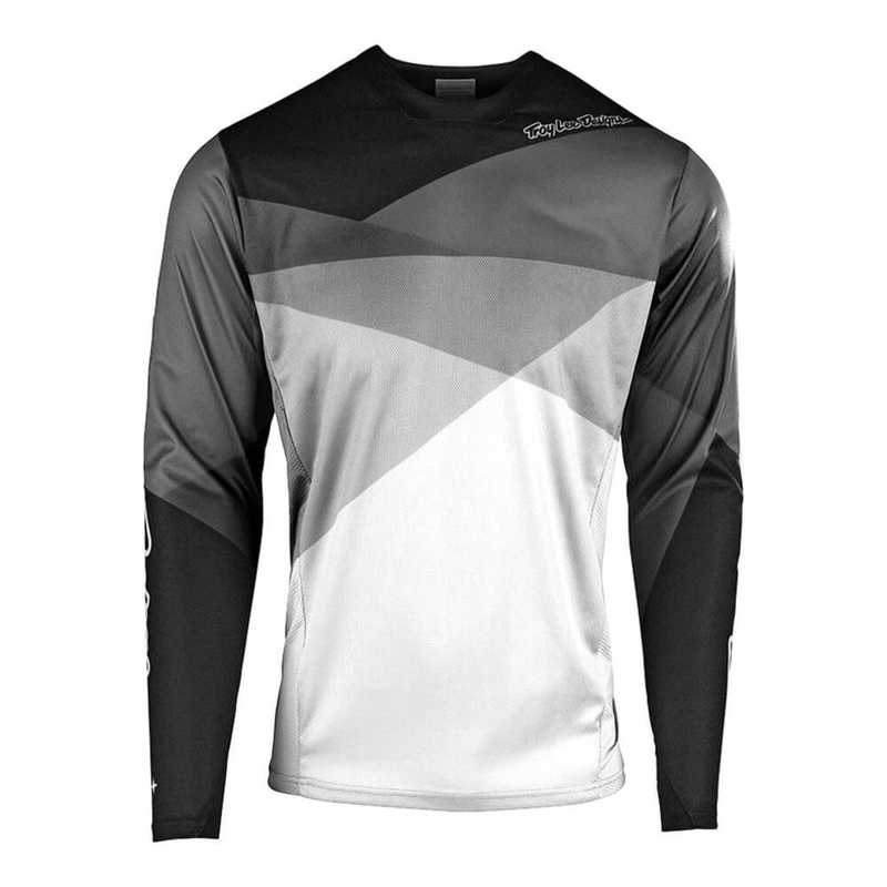 Troy Lee Designs 2019 Sprint Jet BMX Race Jersey-White/Grey Small