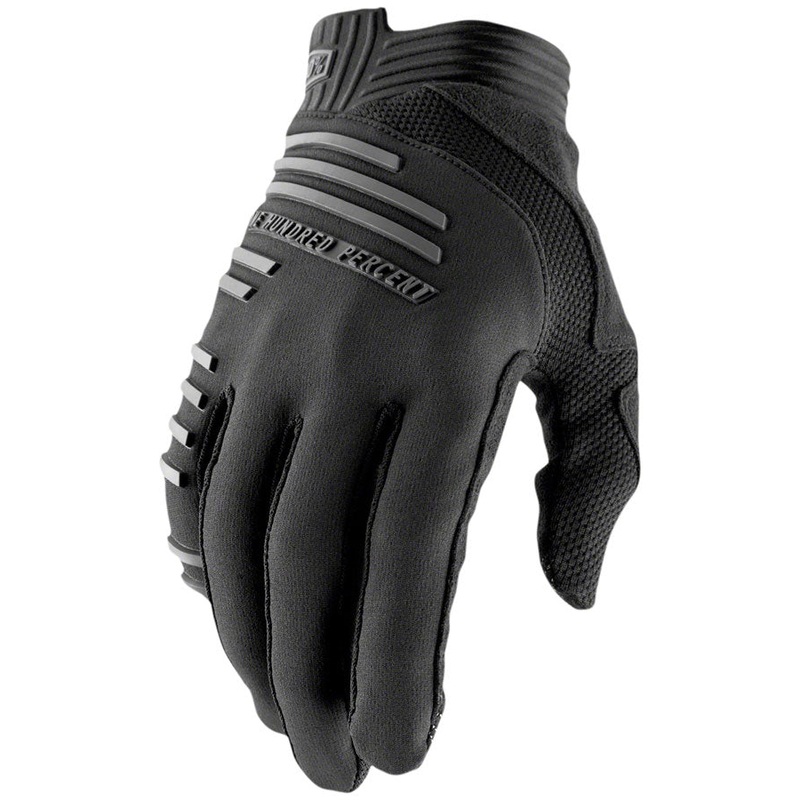 100% R-Core Gloves – Black, Full Finger, Men’s, X-Large