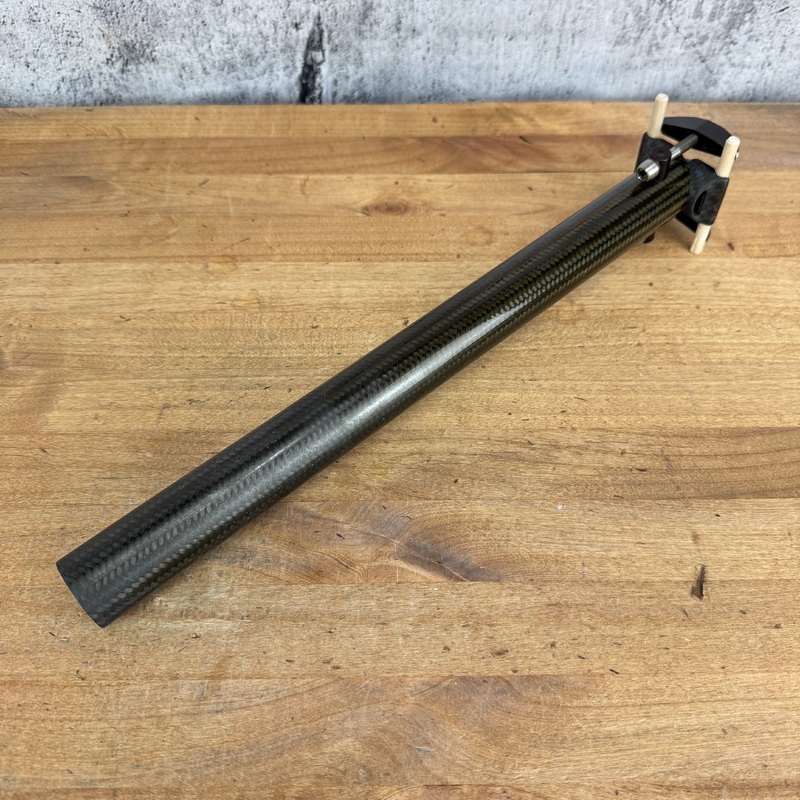 Low Mile! Tune 350mm x 30.9mm Carbon Zero Offset Bike Seatpost 123g