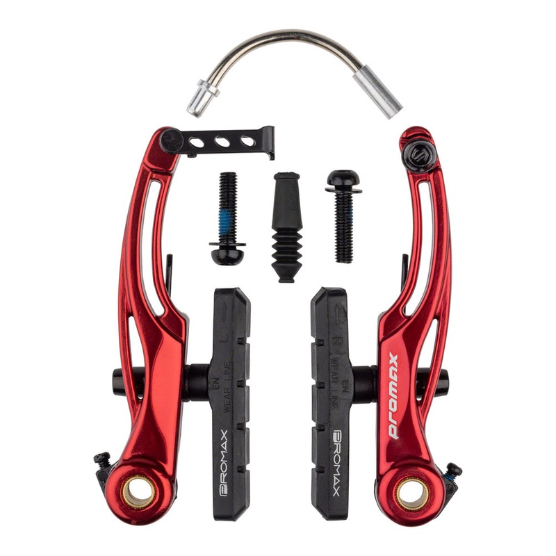 Promax P-1 Pro BMX V-Brake Caliper – Long Reach (108mm) – Red