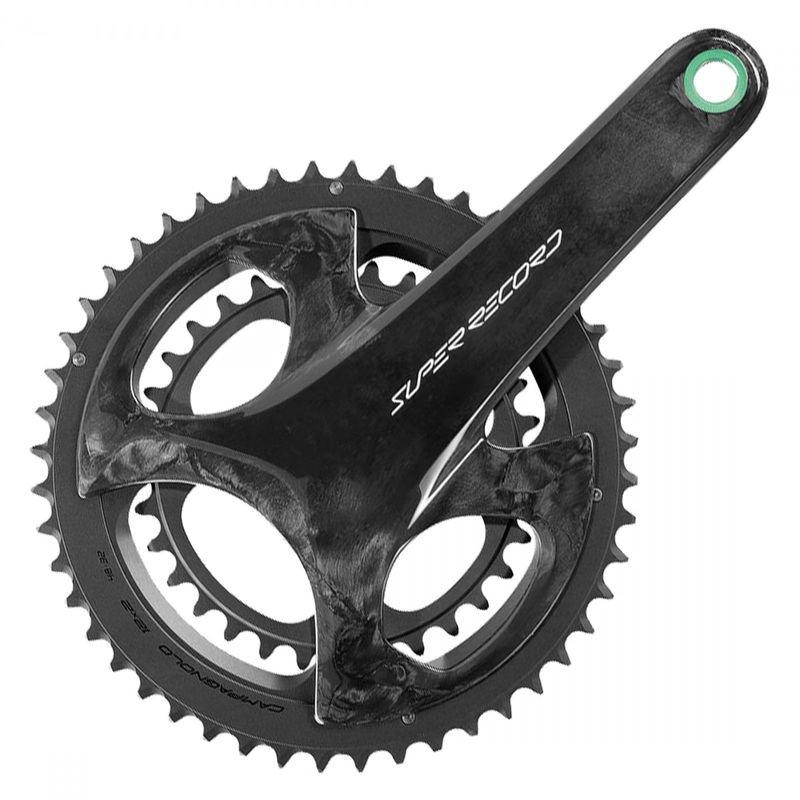 Campagnolo Super Record Wireless Crankset – 175mm, 12-Speed, 50/34t, Campy 121/88 Asym BCD, Ultra Torque Spindle, Carbon