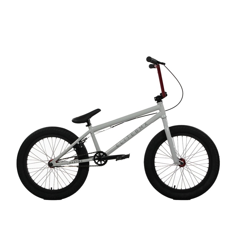 Elite Destro bike Grey Freestyle Bike 20in BMX -Live4Bikes 20
