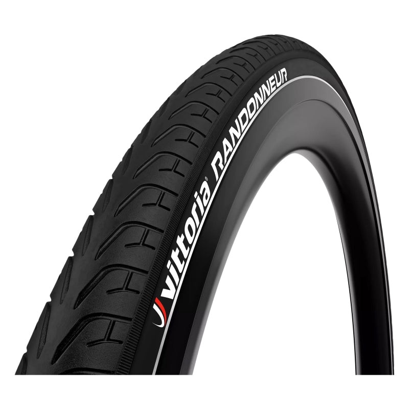 Vittoria Randonneur Reflect Tire – 700 x 45 Clincher Wire Black
