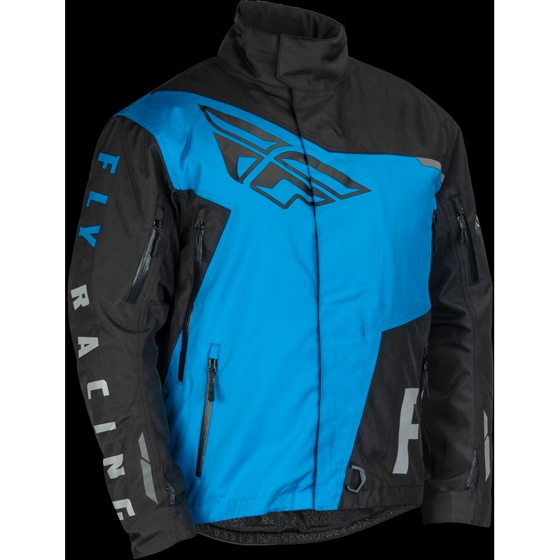 FLY RACING Youth Snx Pro Jacket Black/Blue Yl