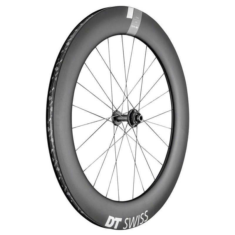 DT Swiss ARC1400 DiCut Front Wheel – 80mm, 700c, 12 x 100mm, Centerlock, Black