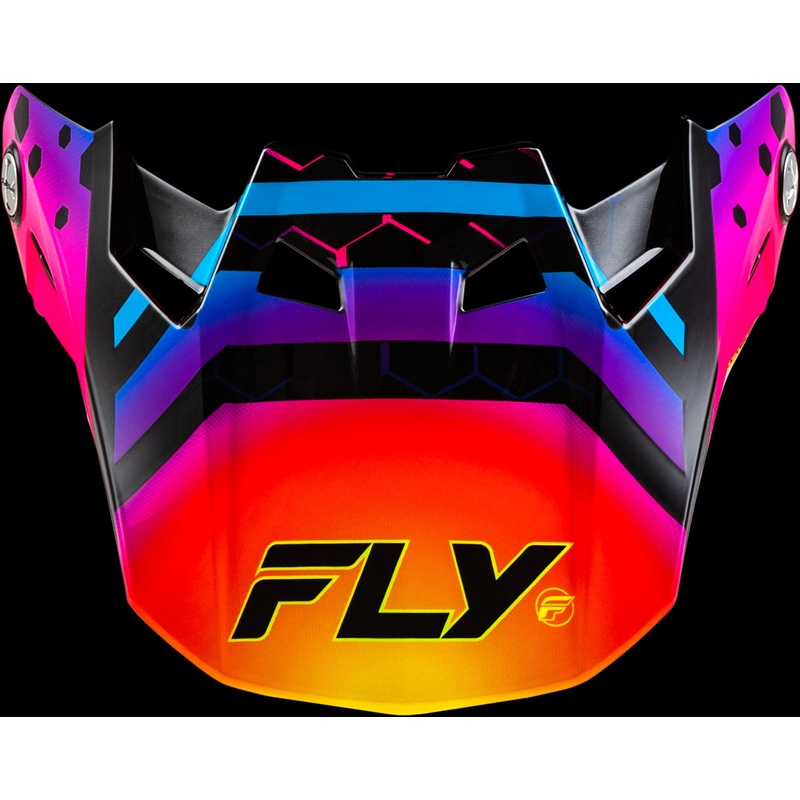 FLY RACING Formula Cc Tektonic Visor Black/Sunset Xl/2x