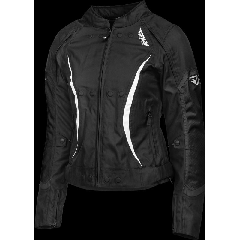 FLY RACING Women’S Butane Jacket Black/White 3x