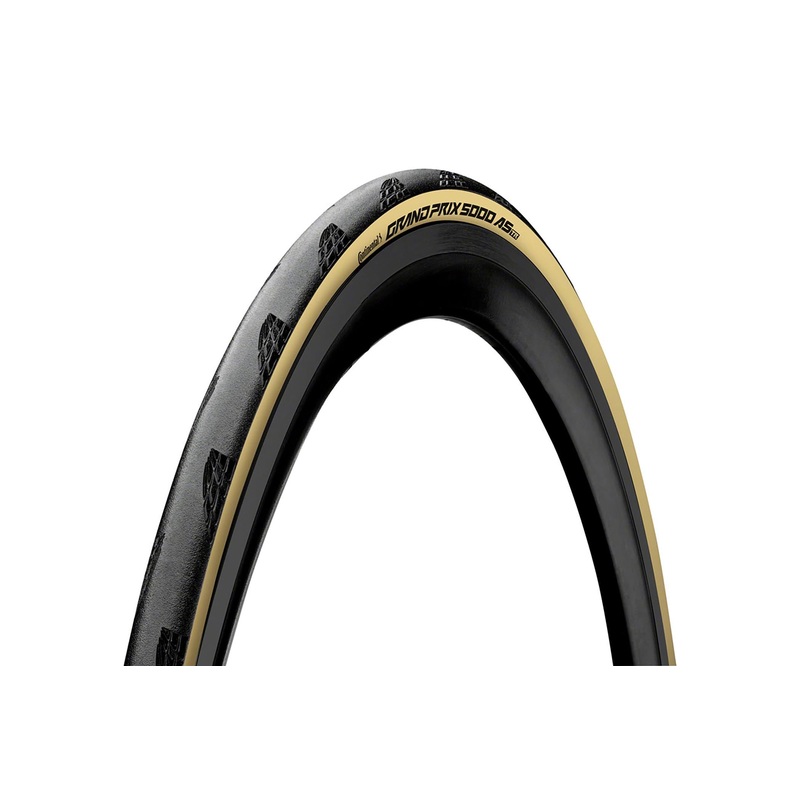 Continental Grand Prix 5000 All Season TR Tire 700c Tubeless Folding BlackChili Vectran Breaker LazerGrip Black/Cream 700c x 25mm