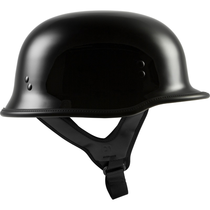 HIGHWAY 21 9mm German Beanie Helmet Gloss Black 4x