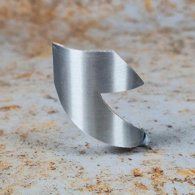Tall Order Logo Alloy Frame Head Tube Badge Polished