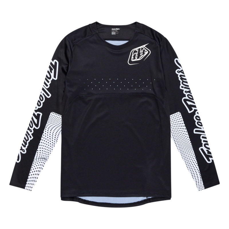 Troy Lee Designs Sprint BMX Race Jersey-Mono Black Adult Small