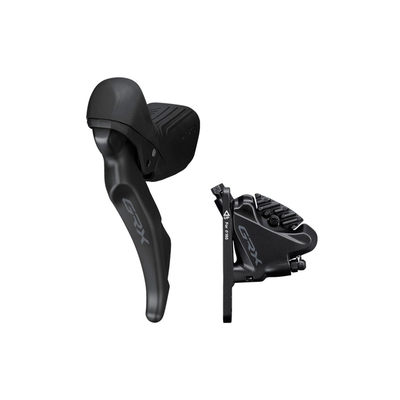 Shimano GRX RX610/RX400 Shift Lever and Brake Set Black Front / Left