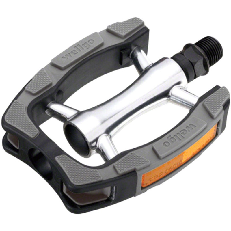 Wellgo C098 Urban Pedals – Platform, Aluminum, 9/16″, Black
