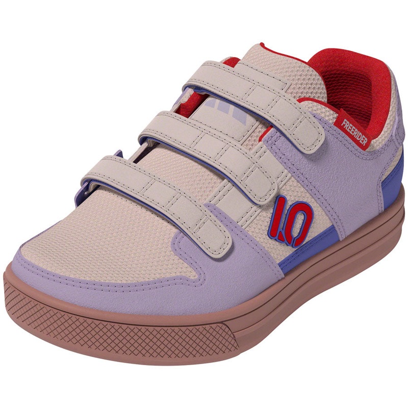 Five Ten Freerider Kid’s VCS Flat Shoes – Putty Mauve/Pure Ruby/Semi Cobalt Blue 4.5