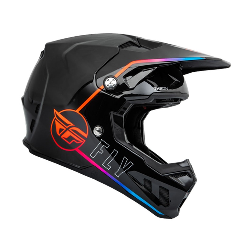 Fly Racing Formula CC S.E. Avenge BMX Race Helmet-Black/Sunset X-Small
