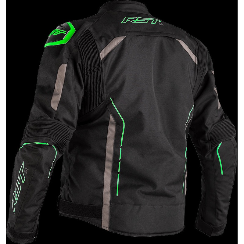 RST S1 Ce Jacket Blk/Gry/Neon Grn Textile 2xl Black/Grey/Neon Green 2X-Large