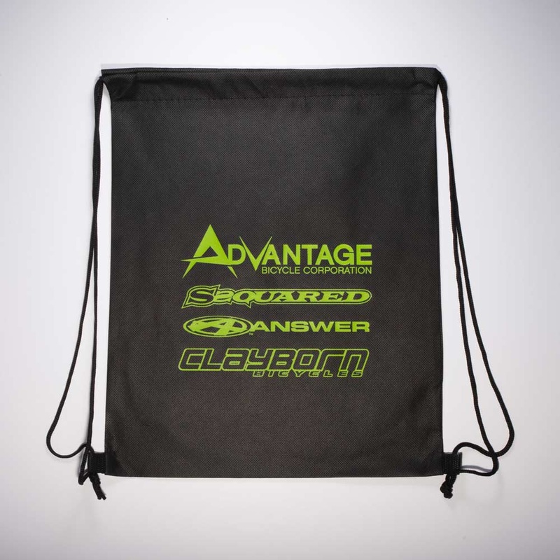 Advantage Bike Corp Promotional Drawstring Backpack