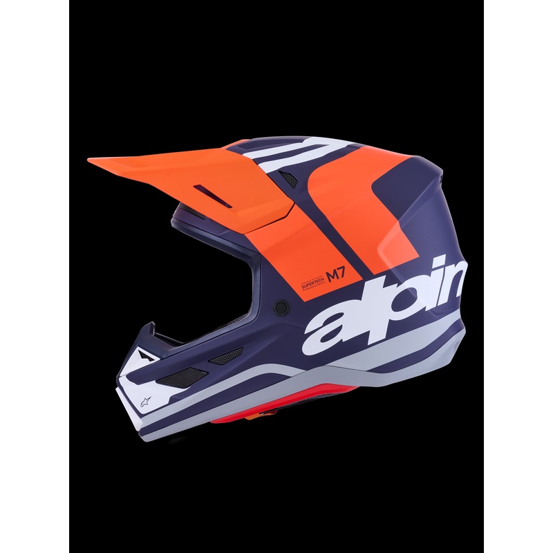 ALPINESTARS Sm7 Core Helmet Orange/Blue Medium
