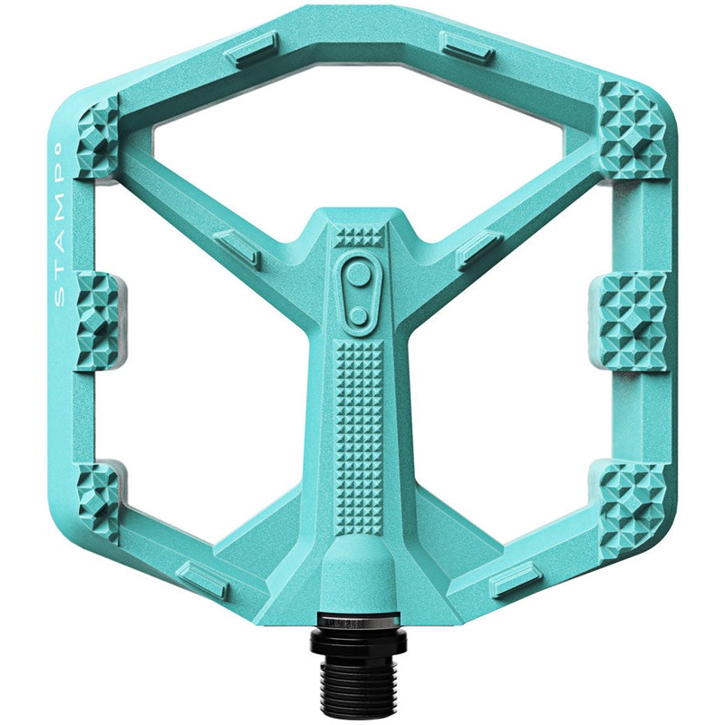 Crankbrothers Stamp 0 Pedals – Platform Aluminum 9/16″ Turquoise Large