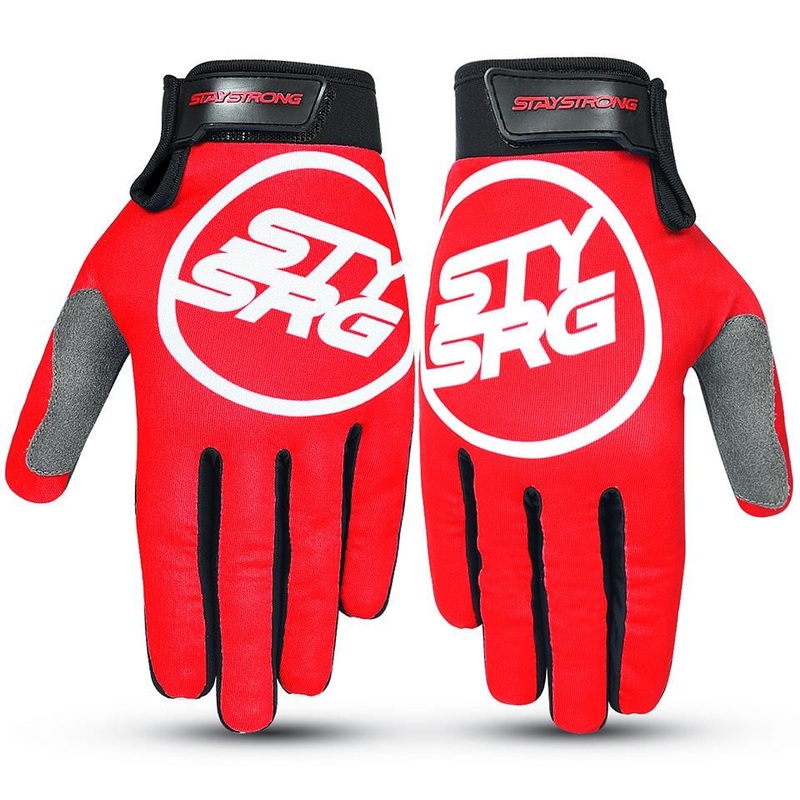 Stay Strong Staple 3 Gloves – Red Red