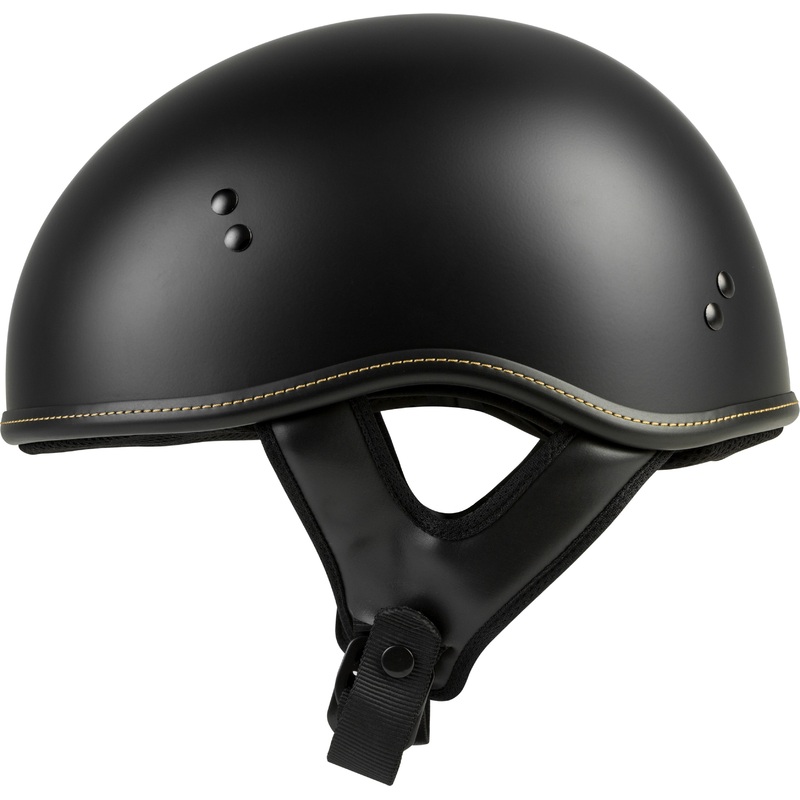 HIGHWAY 21 .357 Solid Half Helmet Matte Black Lg
