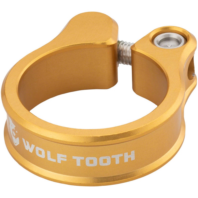 Wolf Tooth Seatpost Clamp – 29.8mm Bolt-On Gold