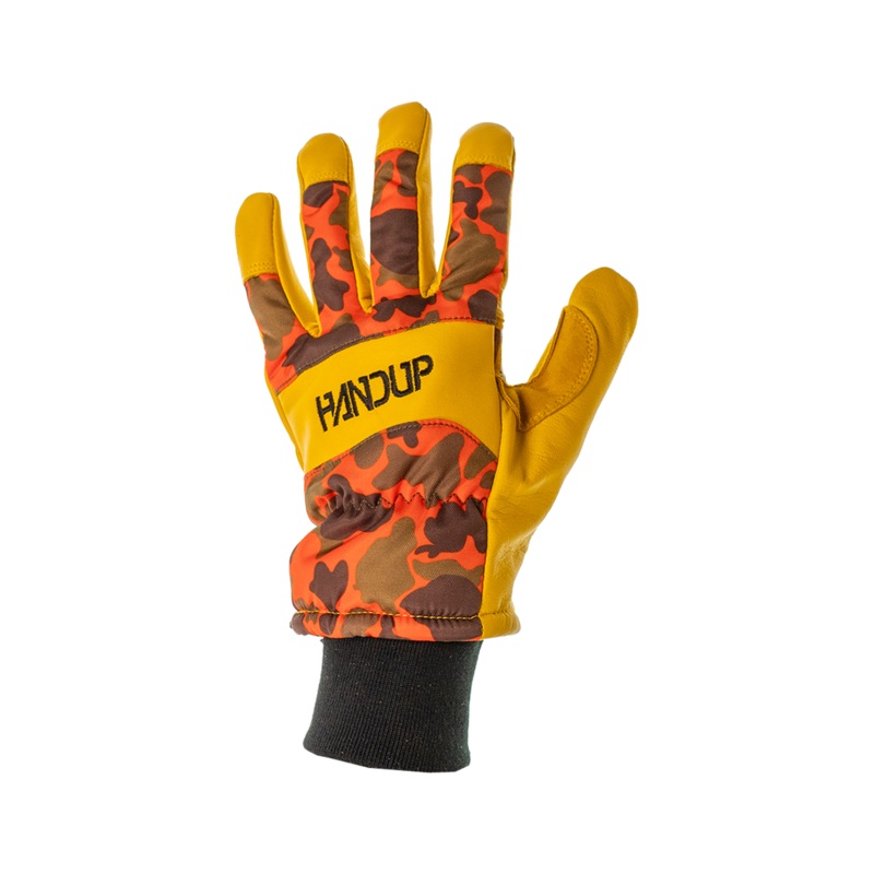 ColdEST Weather Gloves – Orange Camo XX SMALL
