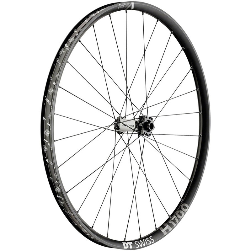 DT Swiss H 1700 Spline 30 Front Wheel: 29″, 15 x 110mm Boost, 6-Bolt, Black, Ebike