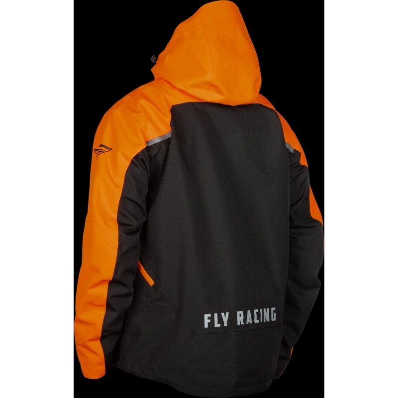 FLY RACING Carbon Jacket Black/Orange Sm