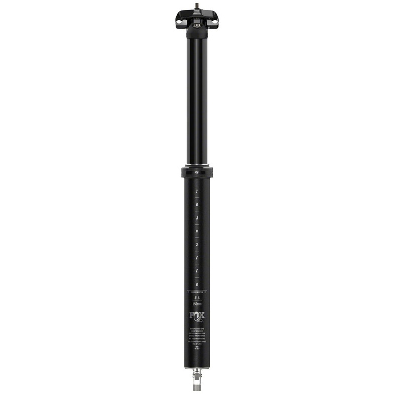 FOX Transfer Performance Elite Dropper Seatpost – 31.6 mm, 240 mm, Internal Routing, Anodized Black