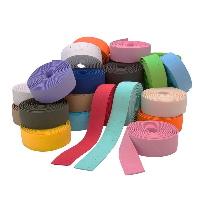 Planet Bike Comfort Cork Gel Handlebar Bar Grip Tape – Multi Colors NA Black