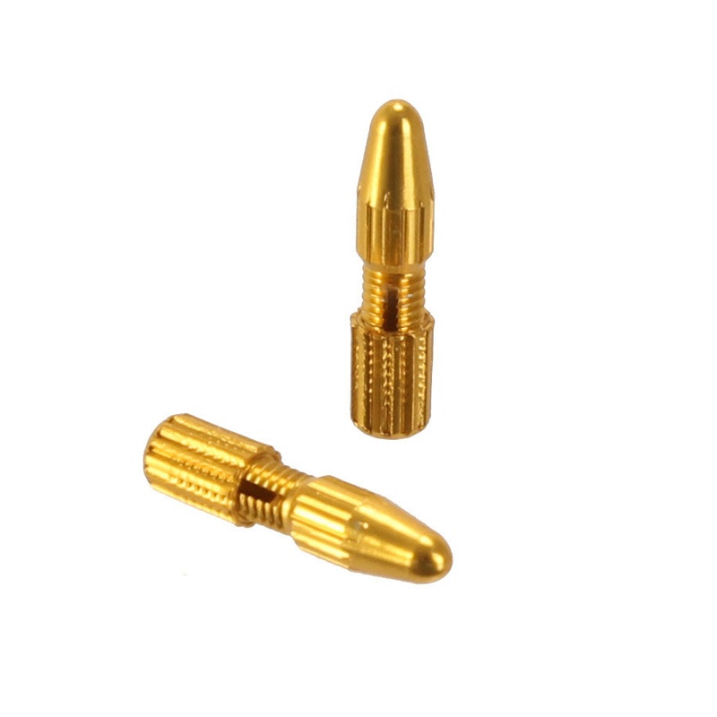 Yokozuna Crimp-Free Locking Cable Tip Brake – Gold Pr