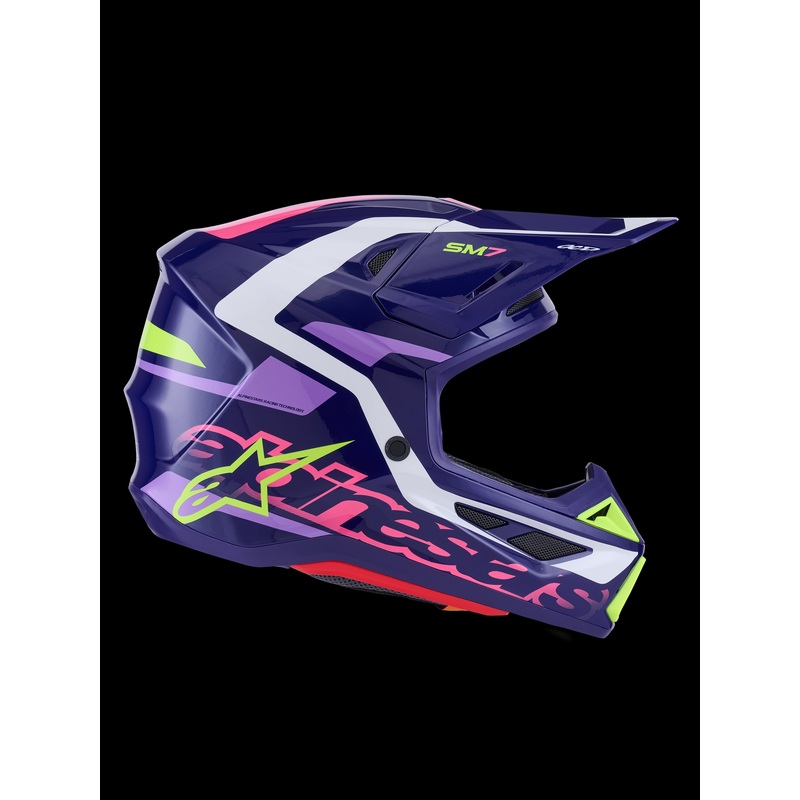 ALPINESTARS 2026 Sm7 Deed Helmet Purple/Pink Large