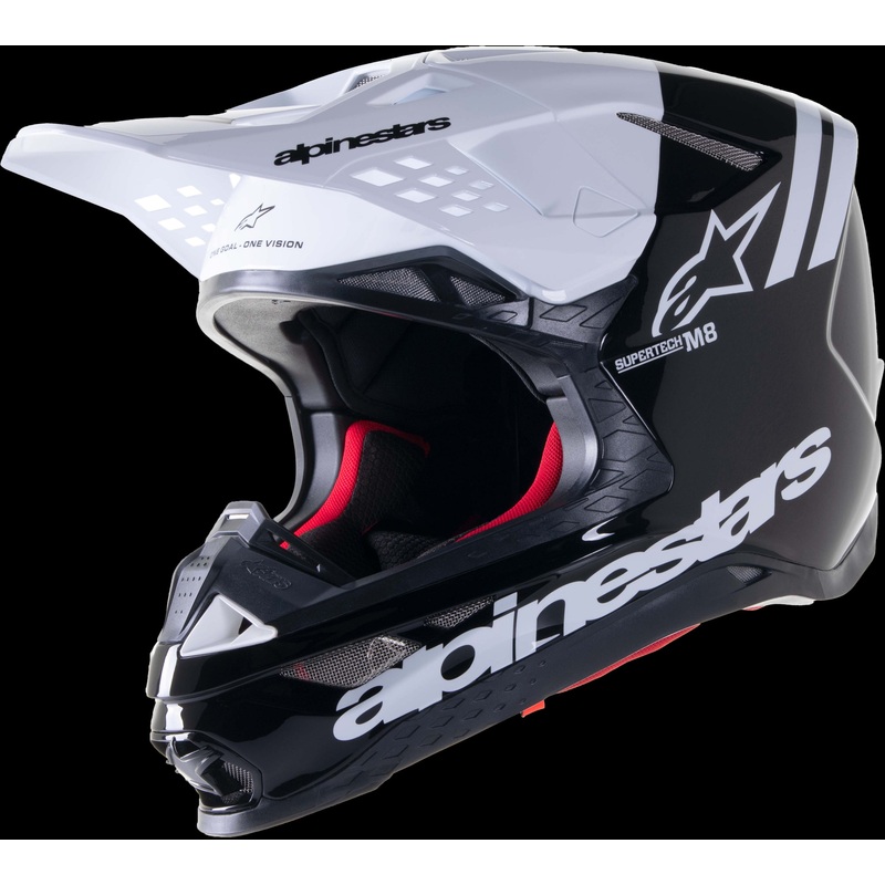 ALPINESTARS S-M8 Radium 2 Helmet Black/White X-Large