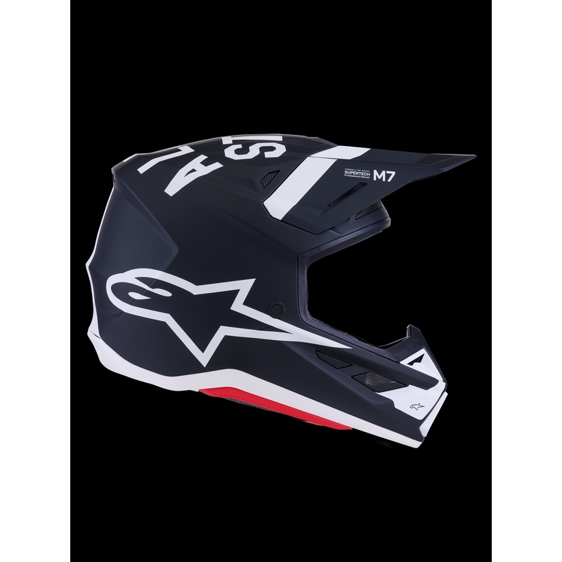 ALPINESTARS Sm7 Dasher Helmet Black/White Large