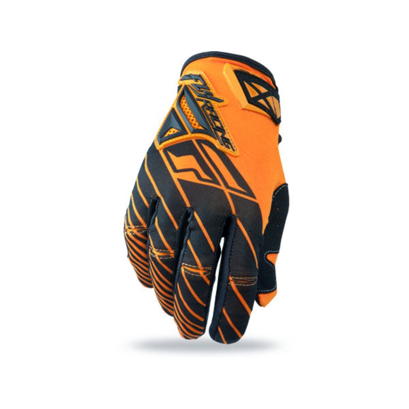 Fly Racing 2014 Kinetic Gloves-Orange/Black Youth X-Small (3)