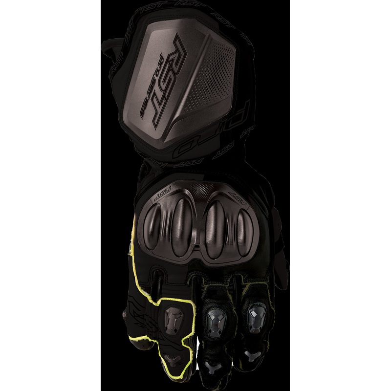 RST Pro Series Gp D3o Gloves Black Leather Md Black Medium