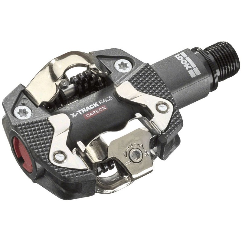 X-TRACK RACE CARBON Pedals – Dual Sided Clipless, Chromoly, 9/16″, Black