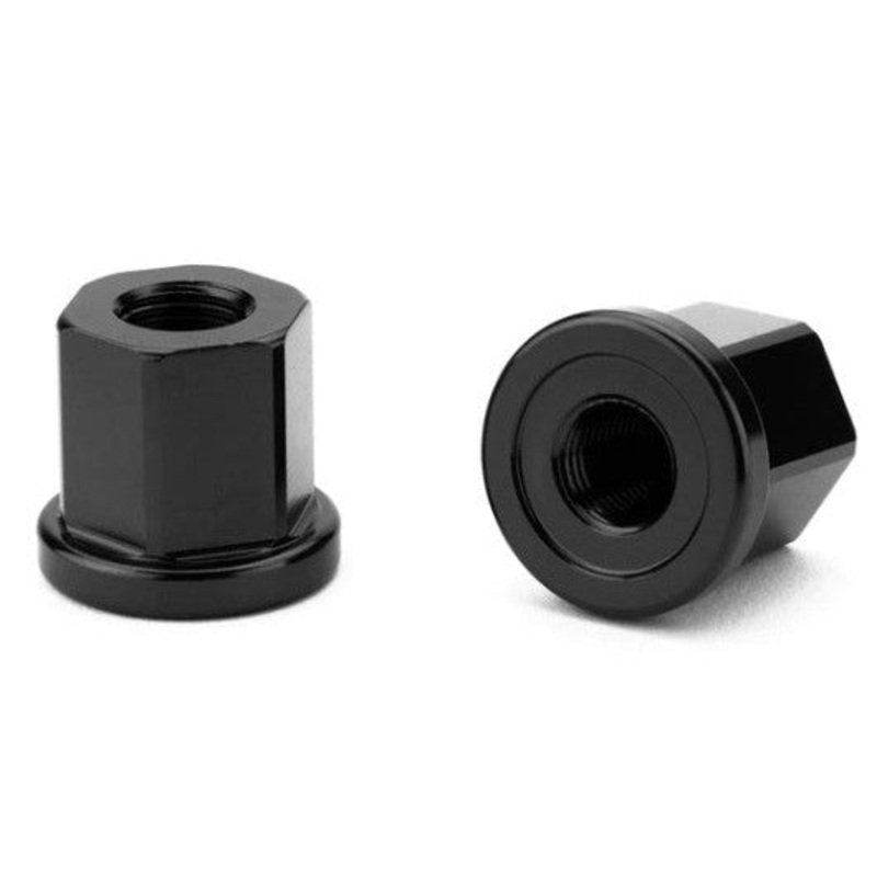Cinema 7075 Axle Nuts (Pair) 3/8 x 26tpi Black