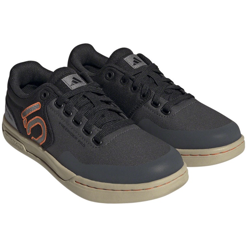 Five Ten Freerider Pro Canvas Flat Shoes – Womens Gray Six/Gray Four/Impact Orange 9