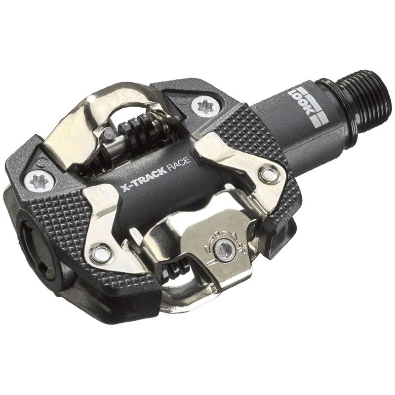 X-TRACK RACE Pedals – Dual Sided Clipless, Chromoly, 9/16″, Black