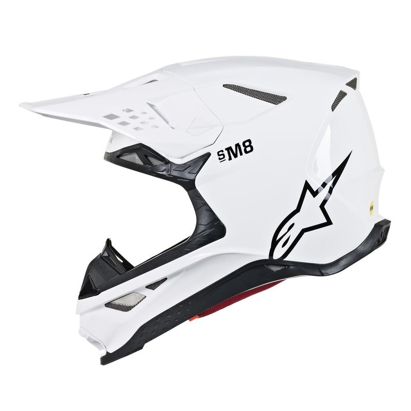 ALPINESTARS Supertech M8 Solid Helmet White Medium