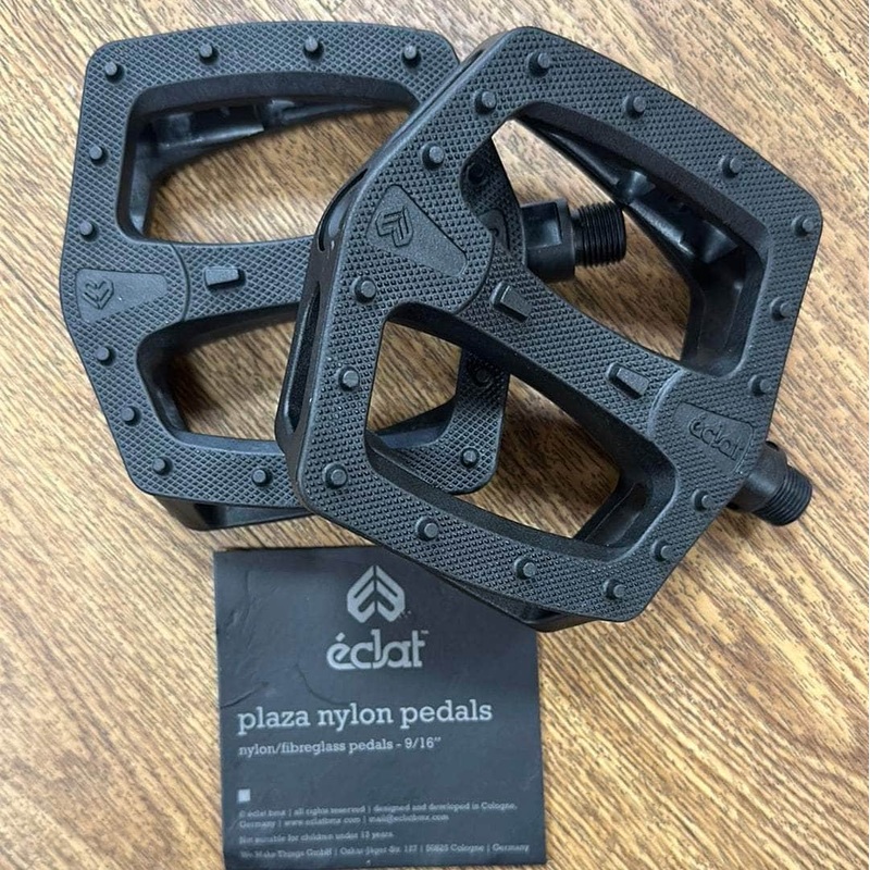 Eclat Plaza Pedals Black 9/16″