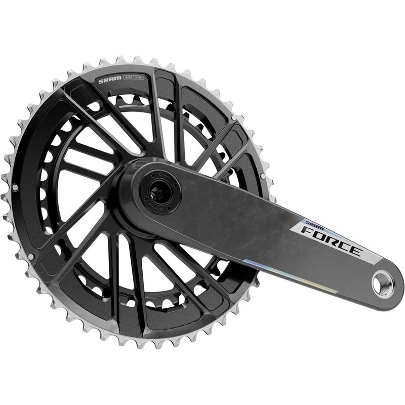 SRAM Force Crankset – 175mm, 12-Speed, 48/35t, 8-Bolt Direct Mount, DUB Spindle, Carbon, E1