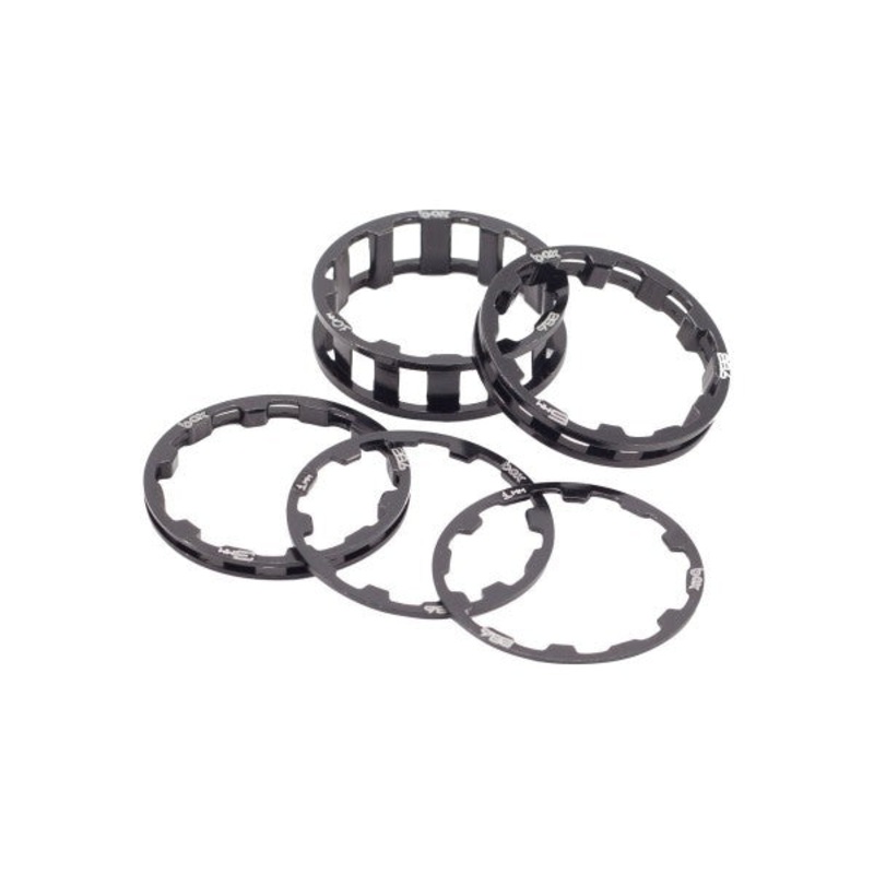 Box One Stem Spacers 1-1/8″ Black