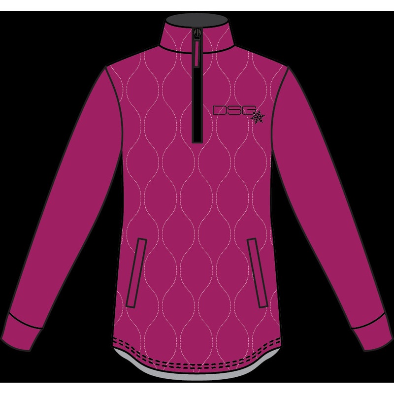 DSG Cassandra Technical Sweater Berry/Black 3x Berry/Black 3X-Large