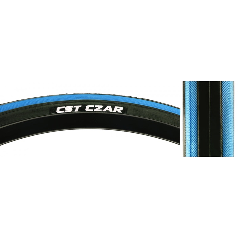 Tire Cstp Czar 700X25 Black/Bu 120Lb Wire