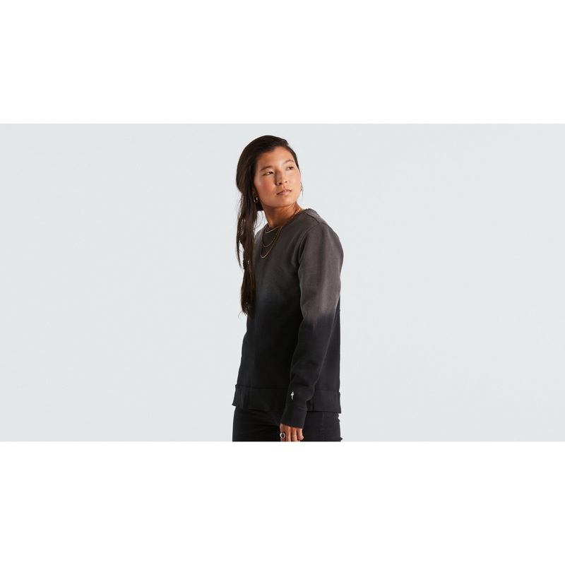 Women’s Legacy Spray Long Sleeve Crewneck Black XS